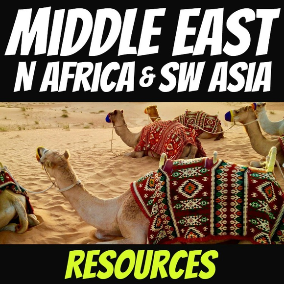 Middle East Social Studies Stuff Resources Digital Google and Microsoft Lessons North Africa and SW Asia