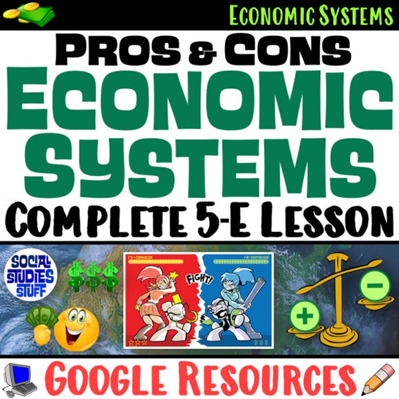 Capitalism & Communism Pros and Cons Lesson Effects of Economic Systems Social Studies Stuff Google Lesson Resources