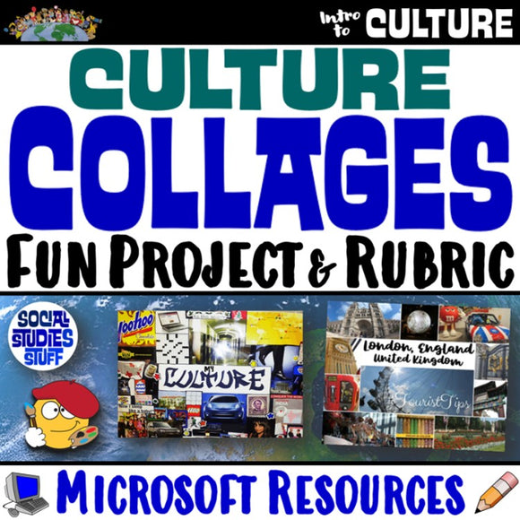 Create a Culture Collage Project and Rubric Social Studies Stuff Lesson Resources