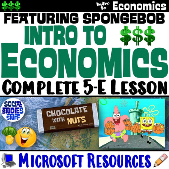 Intro to Economy with SpongeBob Social Studies Stuff Economics Lesson Resources