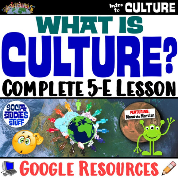 Digital What is Culture? Social Studies Stuff Google Lesson Resources