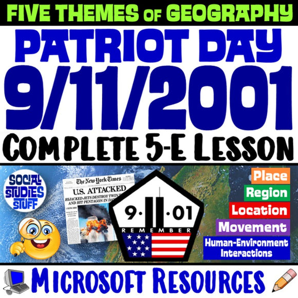9/11 Patriot Day September 11 Holiday Lesson Social Studies Stuff Resources