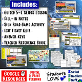 Silk Road Trade Routes Digital East Asia Social Studies Stuff Google Lesson Resources