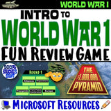 Intro to WWI $1,000,000 Pyramid Review Game Evaluate World War 1 Social Studies Stuff Lesson Resources