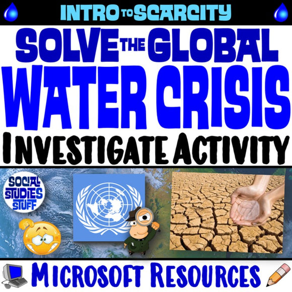 Investigate and Solve the Water Crisis Africa and Middle East Social Studies Stuff Lesson Resources