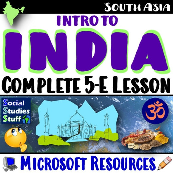 South Asia India Maps, Culture, Economy Social Studies Stuff Lesson Resources