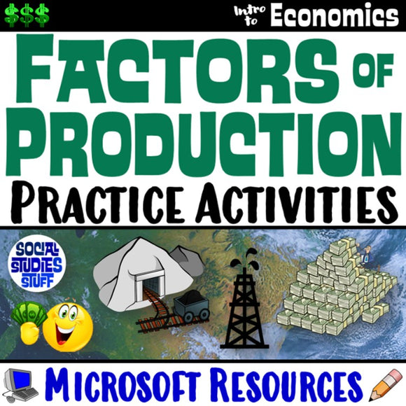 The Factors of Production and Types of Industry Practice Activity | Microsoft