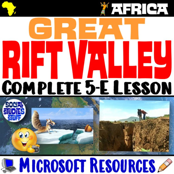 Great Rift Valley Africa Landforms Social Studies Stuff Lesson Resources