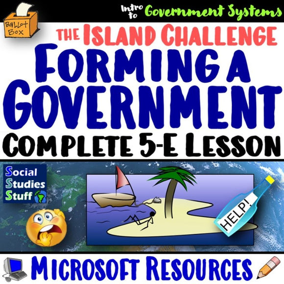 Challenges of Forming Governments Island Challenge Social Studies Stuff Lesson Resources