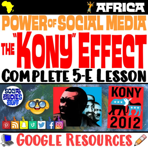 Digital Africa Kony 2012, Genocide, Social Media Social Studies Stuff Google Lesson Resources