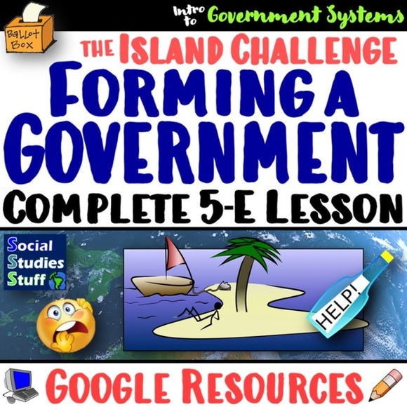 Digital Challenges of Forming Governments Island Challenge Social Studies Stuff Google Lesson Resources
