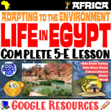 Digital Egypt Human Environment Interactions Desert Oasis Nile Africa Middle East Landforms Social Studies Stuff Google Lesson Resources