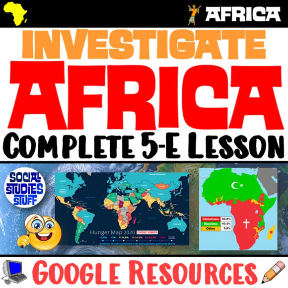 Digital Africa Misconceptions and Maps Social Studies Stuff Google Geography Lesson Resources