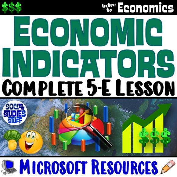 Intro to Economic Indicators Social Studies Stuff Lesson Resources