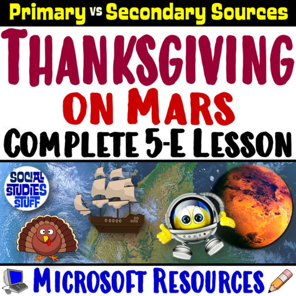 Thanksgiving on Mars Fun Worksheet Activity Social Studies Stuff Holidays
