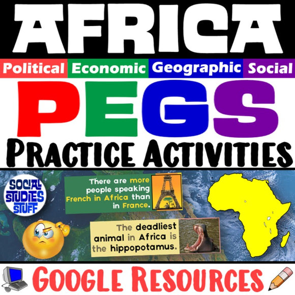 Digital Africa PEGS Factors Social Studies Stuff Google Lesson Resources