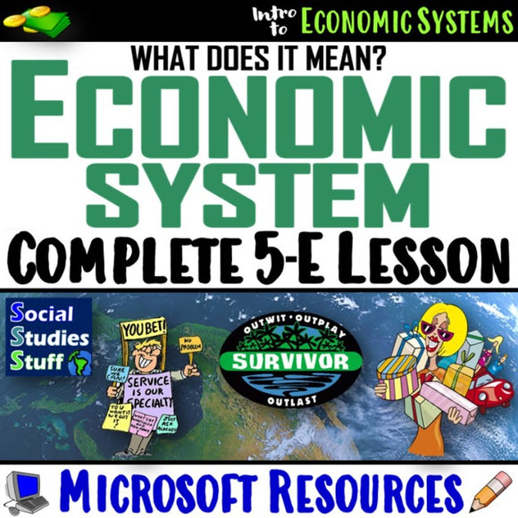 What is an Economic System? Social Studies Stuff Economy Lesson Resources