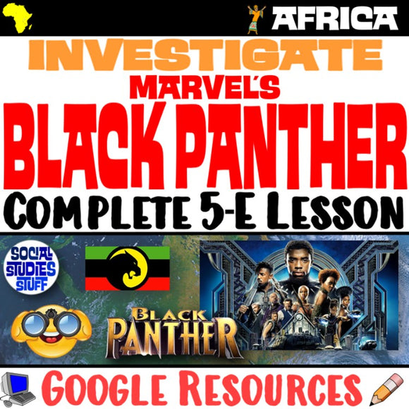 Digital African Culture in Black Panther Wakanda Analysis Social Studies Stuff Google Lesson Resources