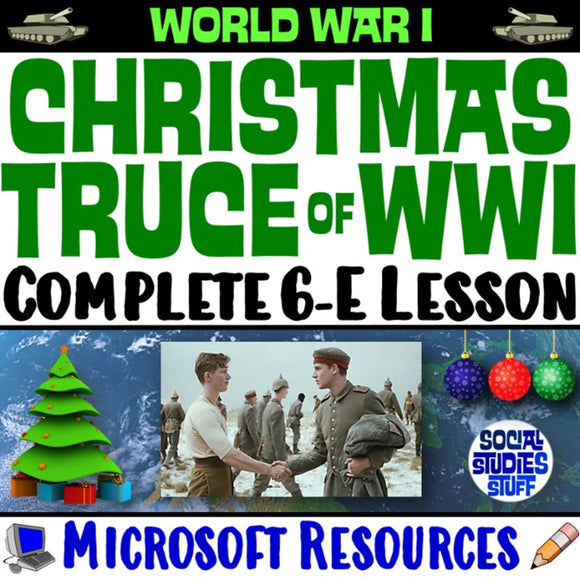 WWI Christmas Truce Holiday Lesson Social Studies Stuff Resources