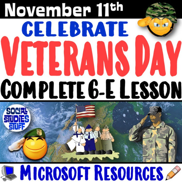 Veterans Day November 11 Lesson Social Studies Stuff Resources