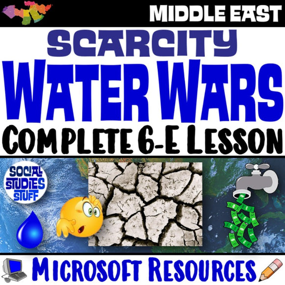 Middle East Water Scarcity Crisis North Africa and SW Asia Social Studies Stuff Lesson Resources