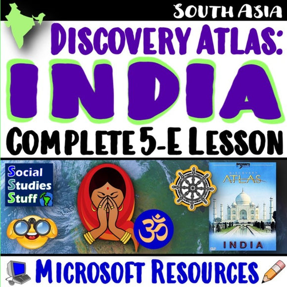 Discovery Atlas India Video Activities South Asia Culture Social Studies Stuff Lesson Resources