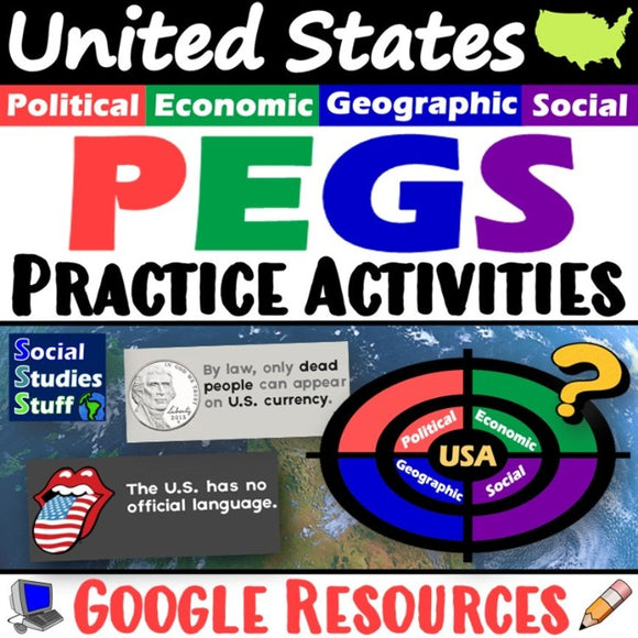 Digital United States PEGS Factors Social Studies Stuff Google USA Lesson Resources