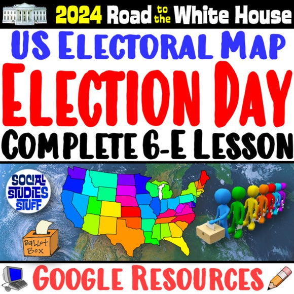 Google US Election Day Electoral College Map Lesson Social Studies Stuff Digital Interactive Resources