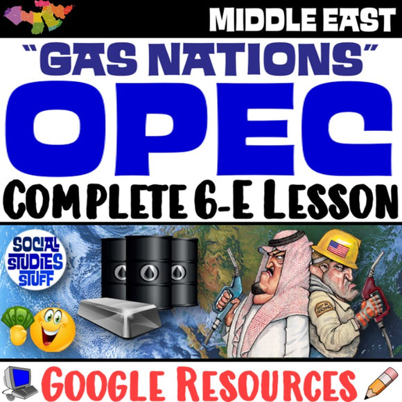 Digital OPEC, Oil Prices, Fracking Middle East Gas Wars North Africa and SW Asia Social Studies Stuff Google Lesson Resources