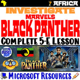 African Culture in Black Panther Wakanda Analysis Social Studies Stuff Lesson Resources