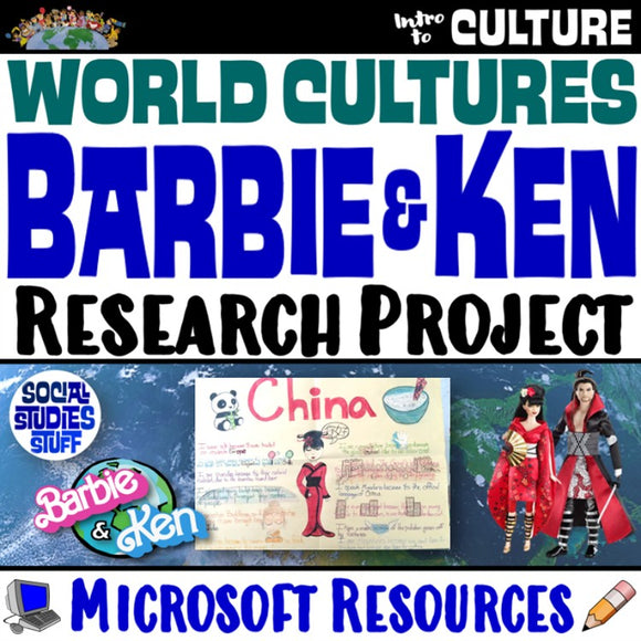 World Cultures Action Figures Project and Rubric PBL Social Studies Stuff Lesson Resources