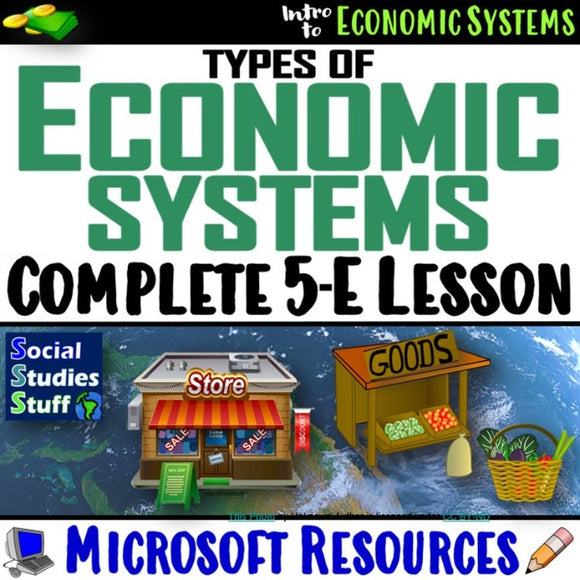 Compare and Contrast Types of Economies Economic Systems Social Studies Stuff Economy Lesson Resources