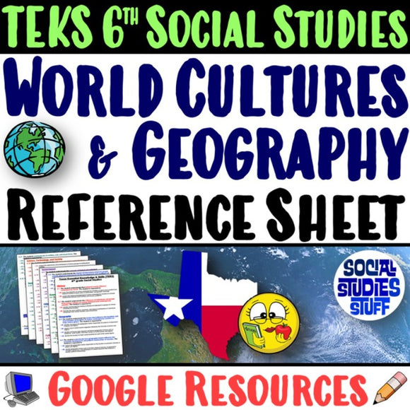 Social Studies Grade 6 TEKS Reference Guide | Texas World Cultures | Google