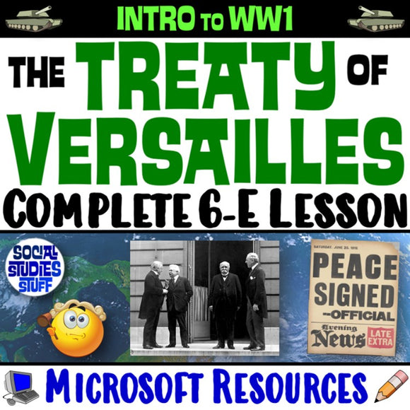 WWI and Treaty of Versailles Effects of World War 1 Social Studies Stuff Lesson Resources