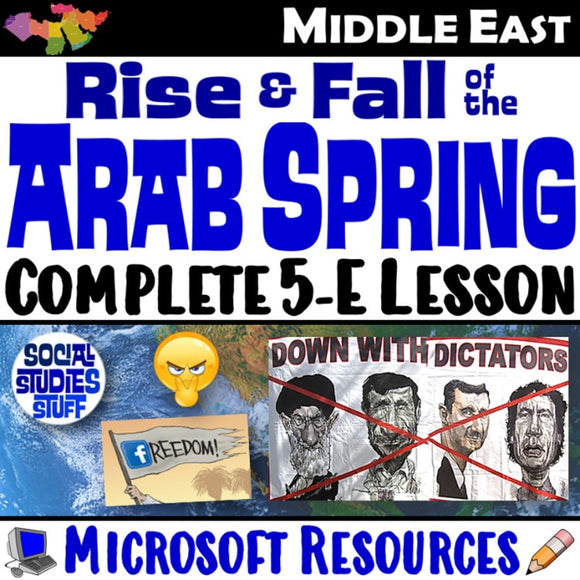 Arab Spring Activities Middle East Revolution North Africa and SW Asia Social Studies Stuff Lesson Resources