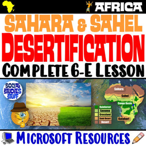 Desertification Africa Sahel Cause and Effects Social Studies Stuff Lesson Resources