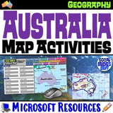 Digital Australia and Oceania Map Practice Social Studies Stuff Google Lesson Resources