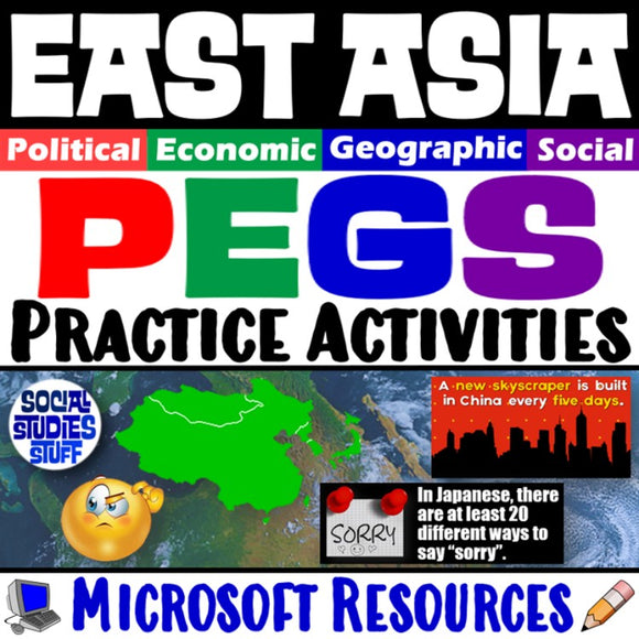 PEGS Factors Intro to East Asia Social Studies Stuff Lesson Resources