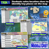 Digital Middle East Map Practice Activities North Africa and SW Asia Social Studies Stuff Google Lesson Resources