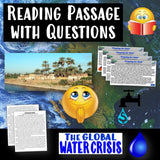 Water Crisis Reading Comprehension Worksheet Water Scarcity North Africa and SW Asia Social Studies Stuff Google Middle East Lesson Resources