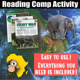 Digital Africa Ivory Wars Elephant Poaching Social Studies Stuff Google Lesson Resources Reading Comp Article