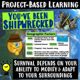 Digital Shipwrecked! Adapt & Modify HEI Social Studies Stuff Google 5 Themes of Geography Lesson Resources