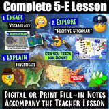 US Geography & Locations United States Mental Map Social Studies Stuff USA Lesson Resources