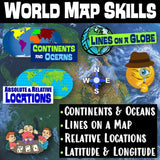 World Map Skills Fan and Pick Card Game Cooperative Learning Activity Social Studies Stuff Lesson Resources