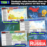 Geography of Russia Digital Map Activities Social Studies Stuff Lesson Resources