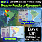 Digital South America Map Practice Activities Social Studies Stuff Google Lesson Resources