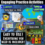 Types of Location Map Skills Practice Social Studies Stuff Lesson Resources Absolute and Relative