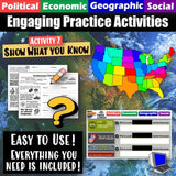 United States PEGS Factors Social Studies Stuff USA Lesson Resources