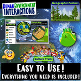 Digital How Geography Affects Culture Human Environment Interactions Social Studies Stuff Google 5 Themes Lesson Resources