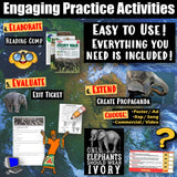 Digital Africa Ivory Wars Elephant Poaching and Conservation Social Studies Stuff Google Lesson Resources